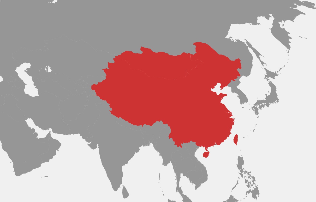 China Mission Map